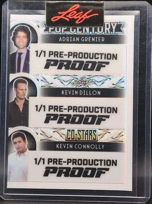 Adrian GRENIER Kevin DILLON CONNOLLY 2024 Leaf Pop Century PROOF #1/1 Entourage