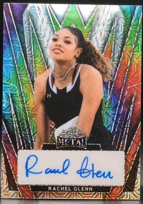 RACHEL GLENN 2024 Leaf Metal Women of Sport AUTO #1/1 USA Olympics Track & Field