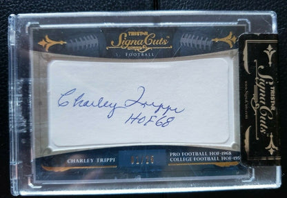 CHARLEY TRIPPI 2011 TriStar Signa Cuts Football Cut AUTO #1/25 Chicago Cardinals