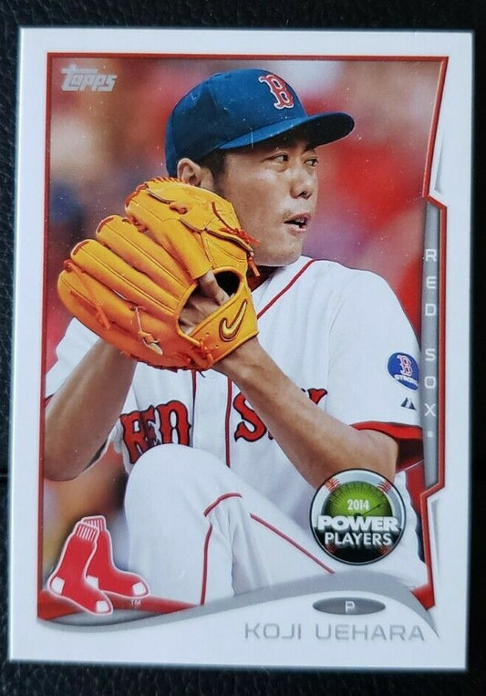 KOJI UEHARA 2014 Topps Power Players Redemption Boston Red Sox Rangers Orioles