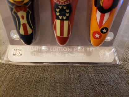 Kooky Disney Parks America Mickey Minnie Pluto Pen Disneyland Limited Edition