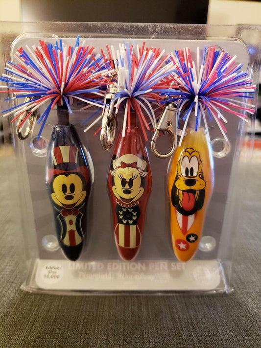 Kooky Disney Parks America Mickey Minnie Pluto Pen Disneyland Limited Edition
