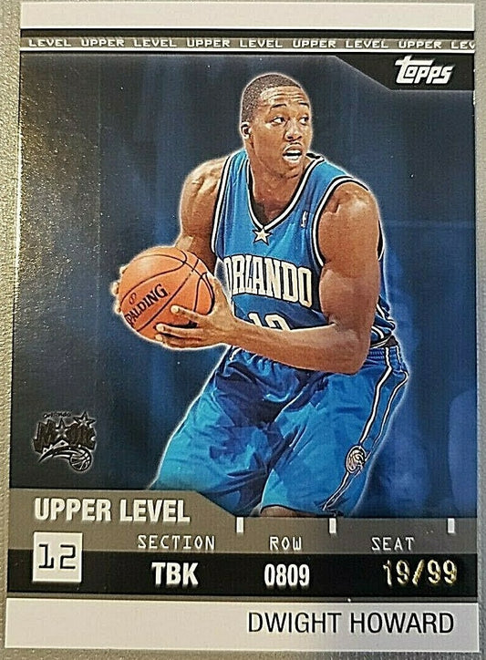 DWIGHT HOWARD 2008-09 Topps NBA Rip Card SP /99 Magic Lakers 76ers Sixers Ripped