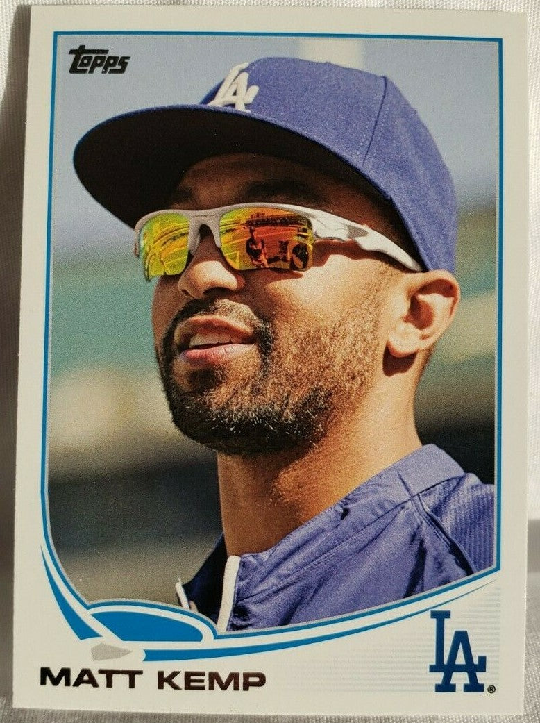 MATT KEMP 2013 Topps Series 1 Sunglasses Shades SP Photo Variation Dodgers #242