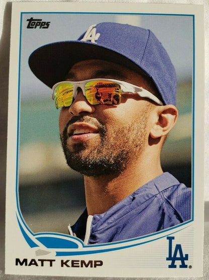MATT KEMP 2013 Topps Series 1 Sunglasses Shades SP Photo Variation Dodgers #242