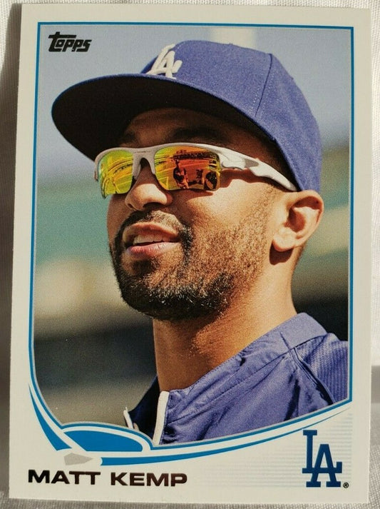 MATT KEMP 2013 Topps Series 1 Sunglasses Shades SP Photo Variation Dodgers #242