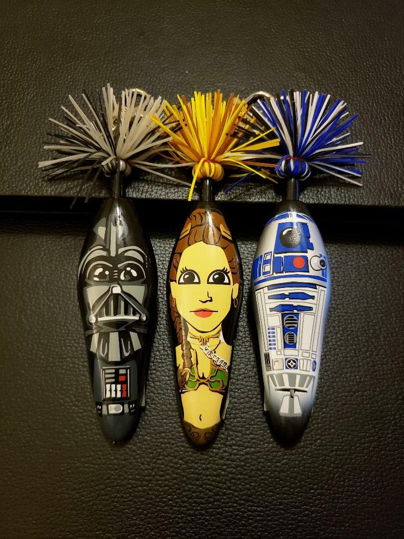 Kooky Disney Parks 3 Pen Disneyland Star Wars Darth Vader R2-D2 Princess Leia