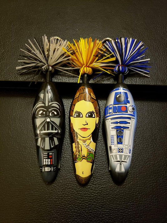 Kooky Disney Parks 3 Pen Disneyland Star Wars Darth Vader R2-D2 Princess Leia