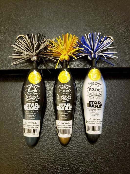 Kooky Disney Parks 3 Pen Disneyland Star Wars Darth Vader R2-D2 Princess Leia