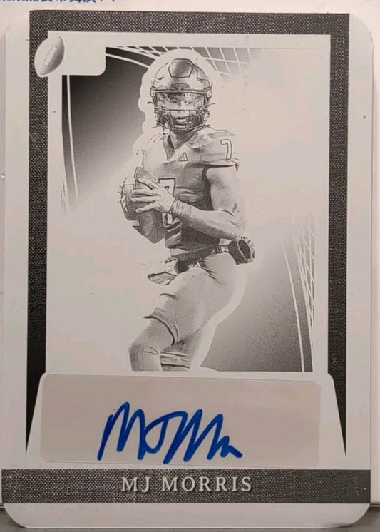 M. J. MORRIS 2024 Leaf Pro Set Metal AUTO PRINTING PLATE SP #1/1 Maryland CCU MJ