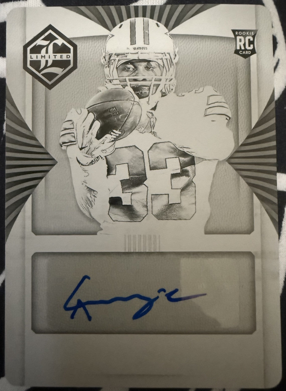 CHIDOBE AWUZIE 2017 Panini Limited RC AUTO PRINTING PLATE SP #1/1 Cowboys Titans