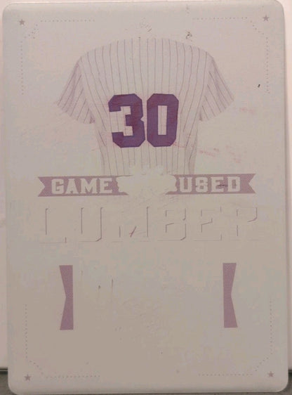 TIM ROCK RAINES 2021 Leaf Game Used Lumber PRINTING PLATE SP #1/1 Expos Yankees