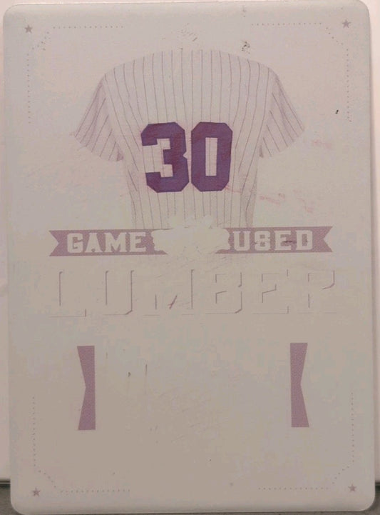 TIM ROCK RAINES 2021 Leaf Game Used Lumber PRINTING PLATE SP #1/1 Expos Yankees