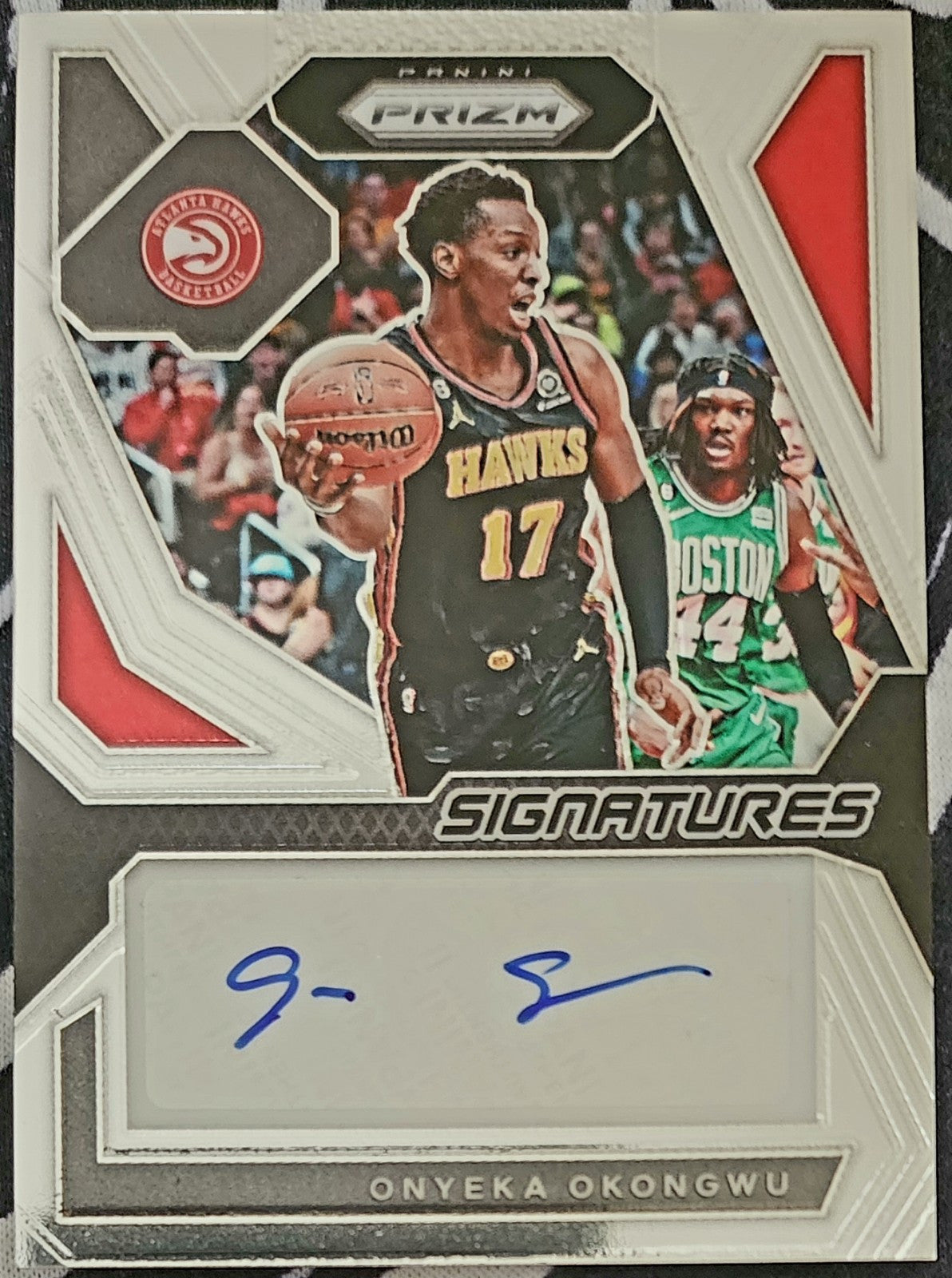ONYEKA OKONGWU 2023-24 Panini Prizm Signatures AUTO SP Atlanta Hawks #SIG-OKG