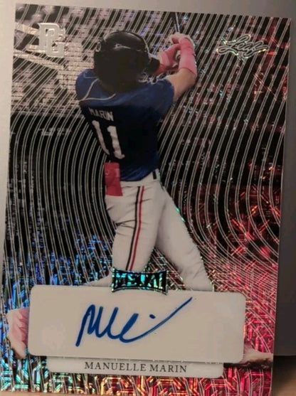 MANUELLE MARIN 2023 Leaf Perfect Game National Showcase Metal AUTO Matrix SP 1/1