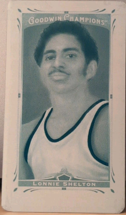 LONNIE SHELTON 2013 UD Goodwin Champions Mini PRINTING PLATE #1/1 Knicks Sonics