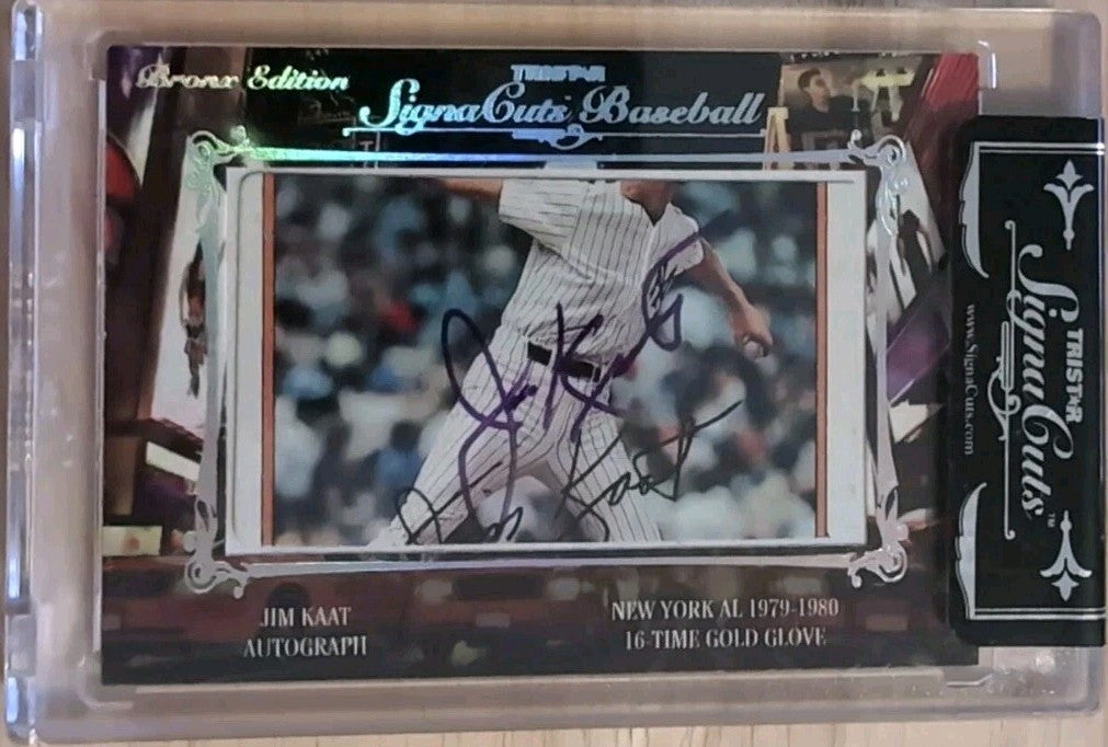 JIM KAAT 2012 TriStar SignaCuts Bronx Edition AUTO Platinum SP 1/1 Yankees Twins