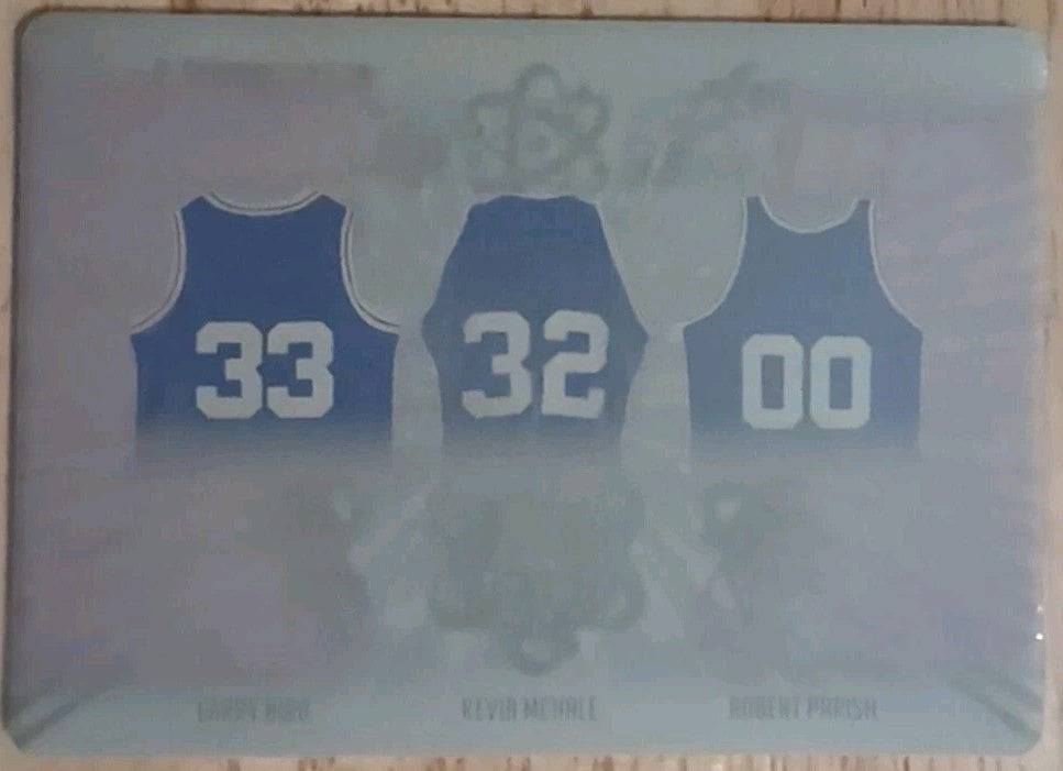 Larry BIRD Kevin McHALE Robert PARISH 2021 Leaf PRINTING PLATE SP 1/1 of Celtics