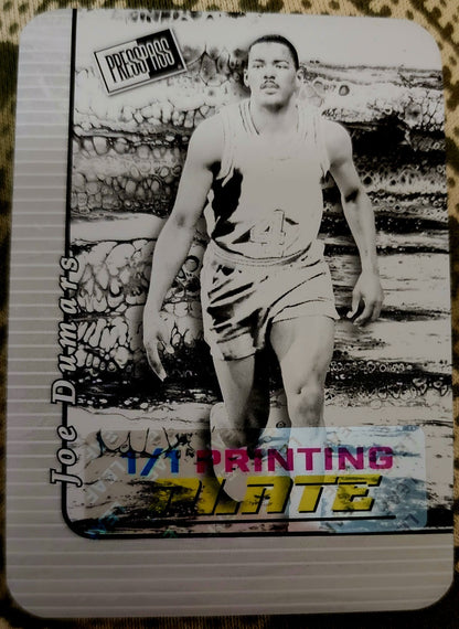 JOE DUMARS 2024 Leaf Collective 2000 Press Pass PRINTING PLATE SP 1/1 of Pistons