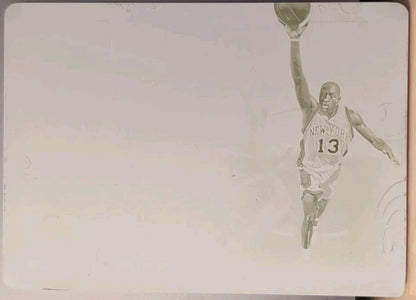 MARK JACKSON 2015-16 National Treasures Signature Moves PRINTING PLATE SP 1/1 of