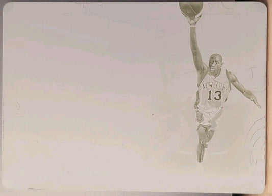 MARK JACKSON 2015-16 National Treasures Signature Moves PRINTING PLATE SP 1/1 of