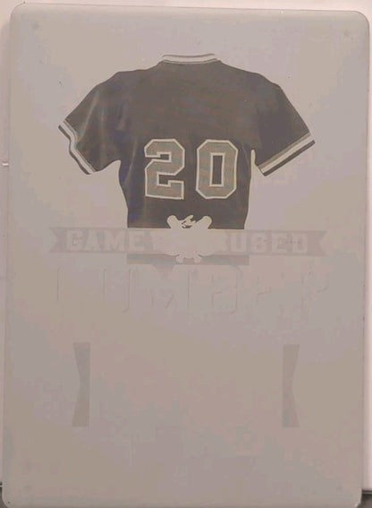 FRANK ROBINSON 2021 Leaf Game Used Lumber PRINTING PLATE SP #1/1 of Reds Orioles