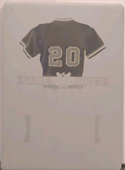 FRANK ROBINSON 2021 Leaf Game Used Lumber PRINTING PLATE SP #1/1 of Reds Orioles
