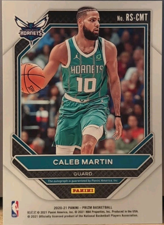 CALEB MARTIN 2020-21 Panini Prizm Rookie Signatures RC AUTO SP Hornets Heat Mavs