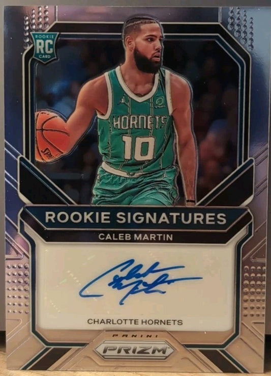 CALEB MARTIN 2020-21 Panini Prizm Rookie Signatures RC AUTO SP Hornets Heat Mavs