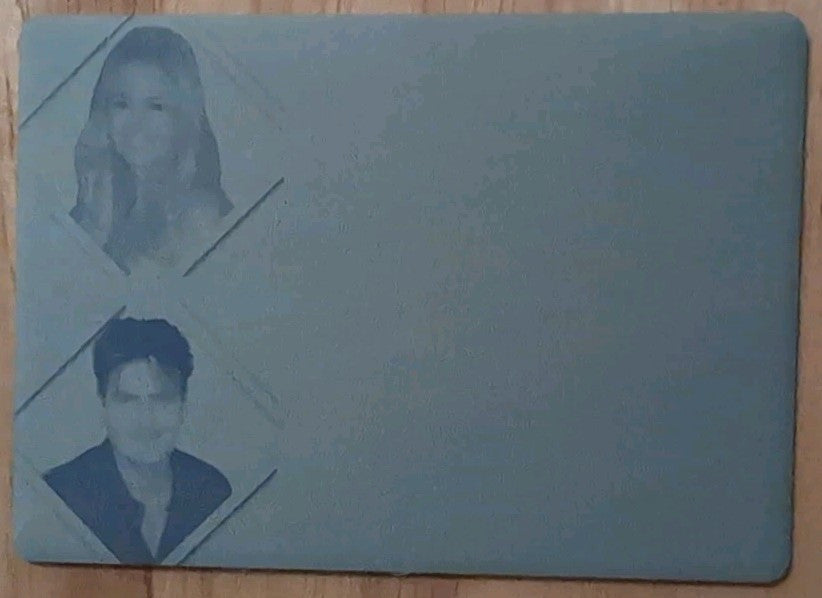 Charlie SHEEN Denise RICHARDS 2021 Pop Century PRINTING PLATE #1/1 Major League