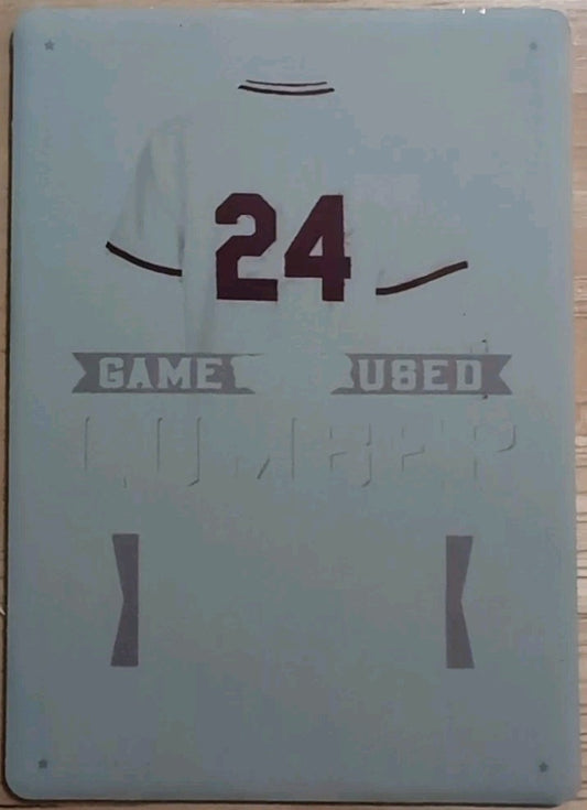 TONY PEREZ 2021 Leaf Game Used Lumber PRINTING PLATE SP #1/1 Reds Expos Red Sox