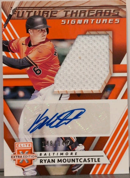 RYAN MOUNTCASTLE 2020 Panini Elite Extra DUAL RC AUTO JUMBO JERSEY #/149 Orioles